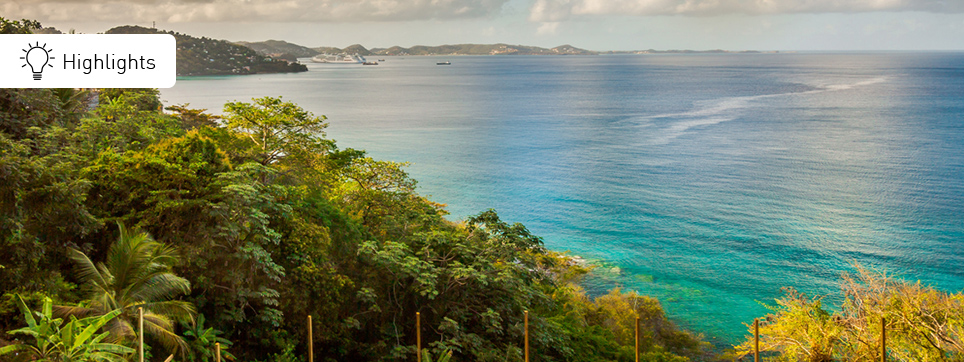 Grenada Reisen wohin? Grenada Ferien Highlights