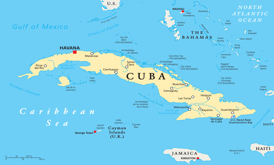 Kuba Landkarte Reisetipps Schweiz