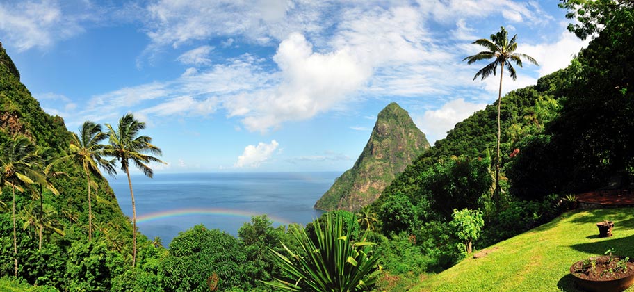St. Lucia Naturerlebnisse Aussicht Meer