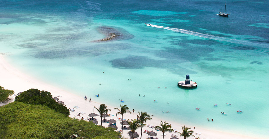 Aruba Badeferien Schweiz buchen