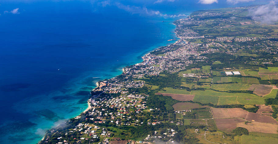 Barbados Reisetipps, Länderinformationen Luftaufnahme