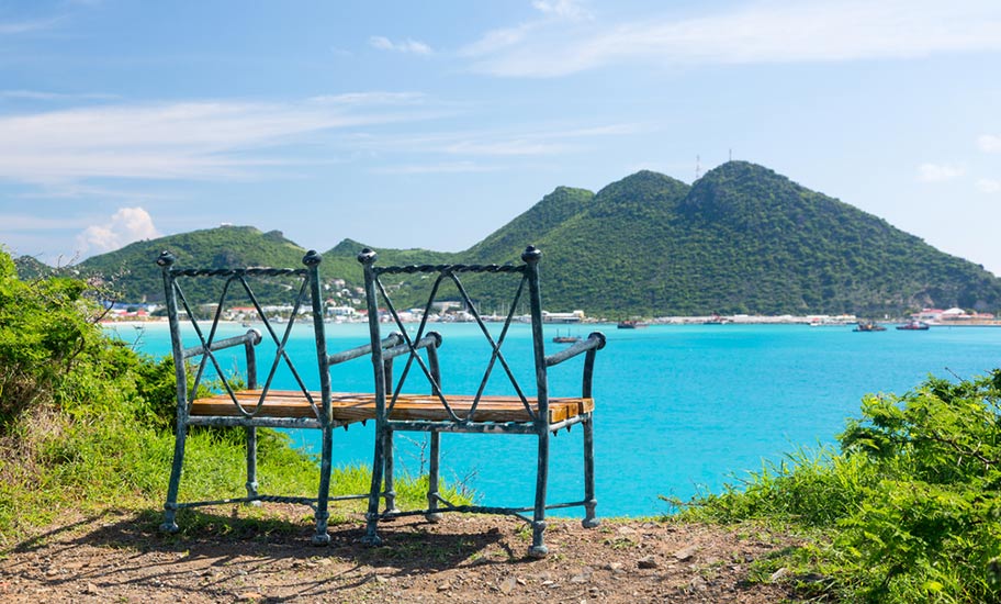 St. Martin Reisen mit Kindern - Aussicht